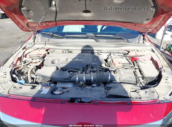 1HGCV2F95JA000637 2018 HONDA ACCORD Red Vista trasera