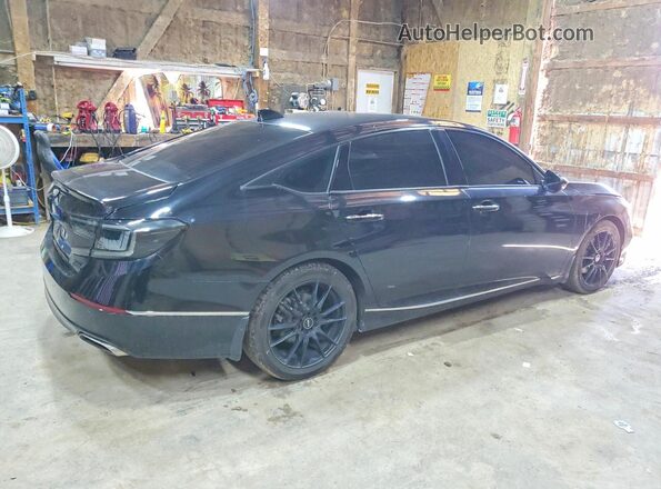 1HGCV2F95KA014751 2019 HONDA ACCORD Black Tył prawy
