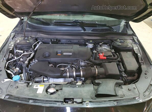 1HGCV2F95KA014751 2019 HONDA ACCORD Black Widok wnętrza z tyłu