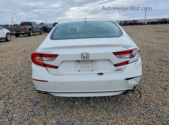 1HGCV2F95KA015964 2019 HONDA ACCORD Белый Вид сзади