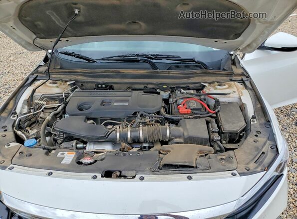1HGCV2F95KA015964 2019 HONDA ACCORD Белый Вид задней части салона