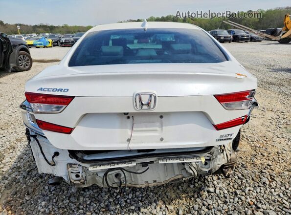 1HGCV2F95KA032991 2019 HONDA ACCORD White Widok z tyłu