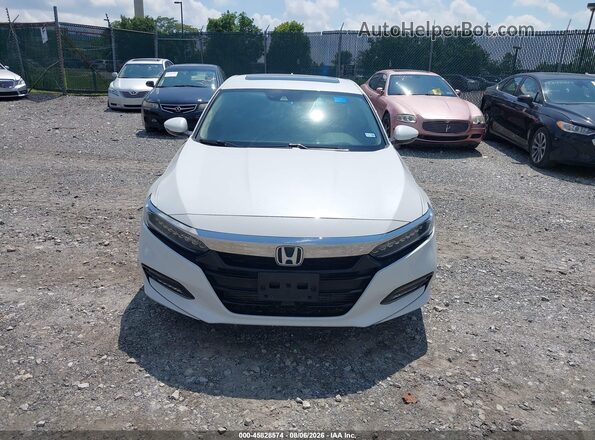 1HGCV2F95LA018073 2020 HONDA ACCORD White Вид щитка приладів