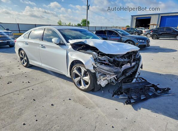 1HGCV2F95LA020695 2020 HONDA ACCORD White Передня права чверть