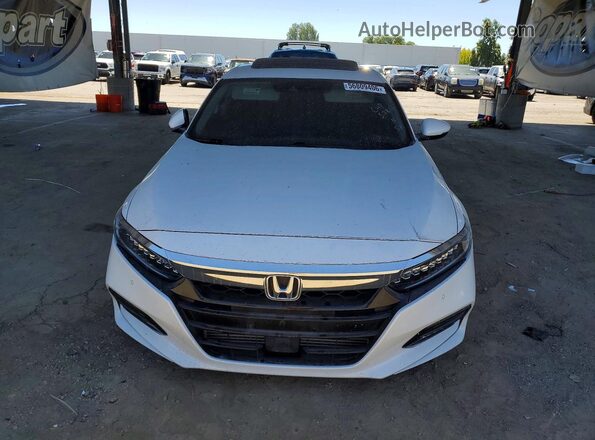 1HGCV2F95LA030188 2020 HONDA ACCORD White Вид спереду