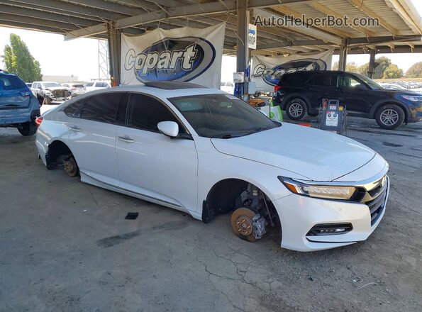 1HGCV2F95LA030188 2020 HONDA ACCORD White Передня права чверть