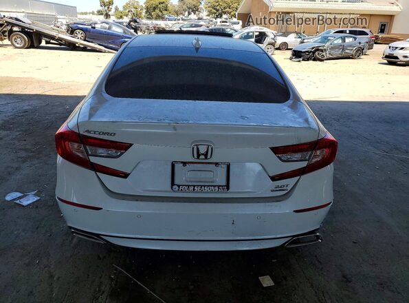 1HGCV2F95LA030188 2020 HONDA ACCORD White Вид ззаду