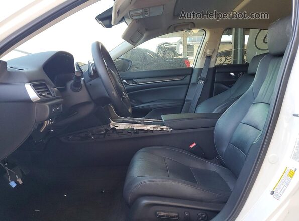 1HGCV2F95LA030188 2020 HONDA ACCORD White Вид салону спереду