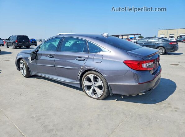 1HGCV2F96JA052620 2018 HONDA ACCORD Серый Задняя левая четверть
