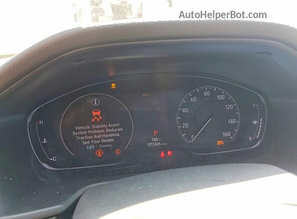 1HGCV2F96JA052620 2018 HONDA ACCORD Серый Вид щитка приборов