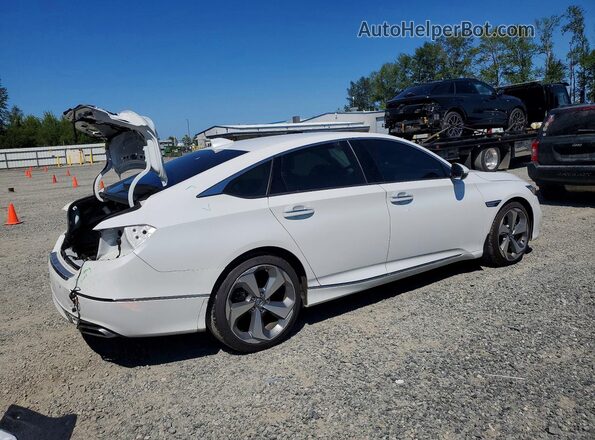 1HGCV2F96KA034538 2019 HONDA ACCORD Белый Задняя правая четверть