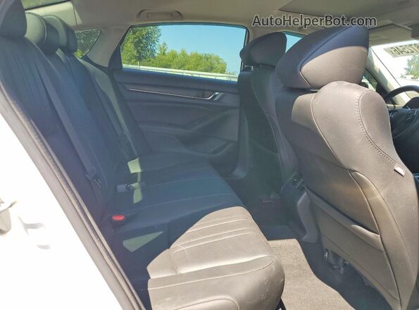 1HGCV2F96KA034538 2019 HONDA ACCORD Белый Вид задних сидений