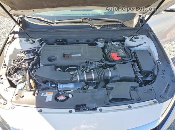 1HGCV2F96KA034538 2019 HONDA ACCORD Белый Вид задней части салона