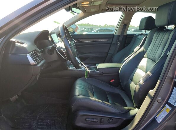 1HGCV2F96LA000892 2020 HONDA ACCORD Gray წინა სალონის ხედი