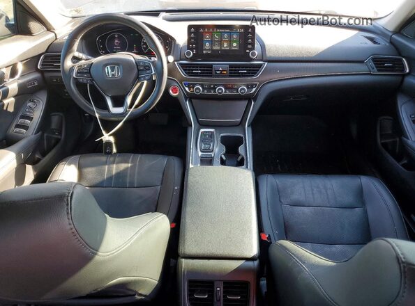 1HGCV2F96LA000892 2020 HONDA ACCORD Gray წინა პანელის ხედი