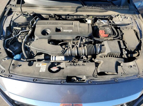 1HGCV2F96LA000892 2020 HONDA ACCORD Gray უკანა სალონის ხედი