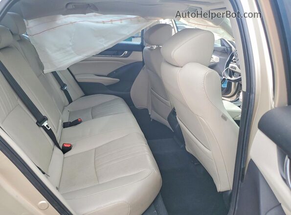 1HGCV2F96LA020706 2020 HONDA ACCORD Gold Вид задніх сидінь
