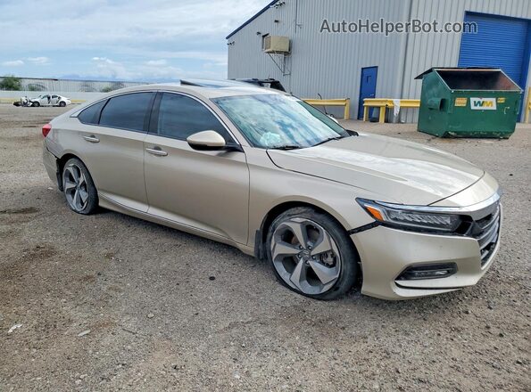 1HGCV2F96LA020706 2020 HONDA ACCORD Gold Передня права чверть