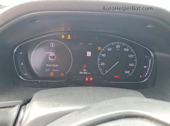 1HGCV2F96LA020706 2020 HONDA ACCORD Gold Вид щитка приладів