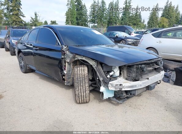 1HGCV2F96MA004782 2021 HONDA ACCORD Black Vista frontal
