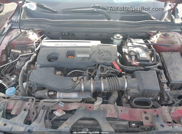 1HGCV2F97JA020730 2018 HONDA ACCORD Red Widok z tyłu