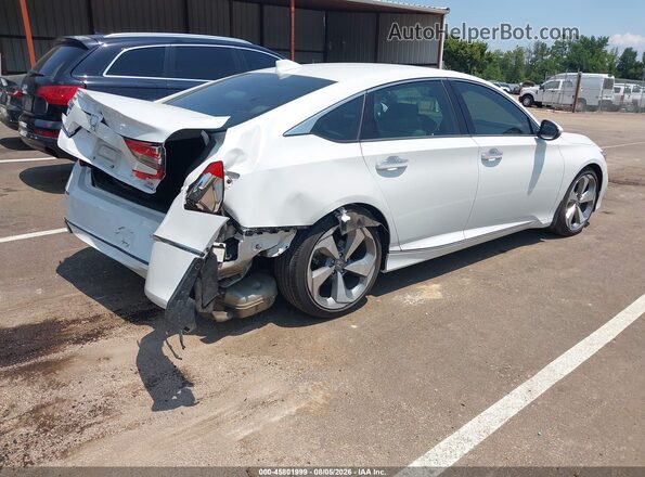 1HGCV2F97JA026804 2018 HONDA ACCORD White Trasero derecho