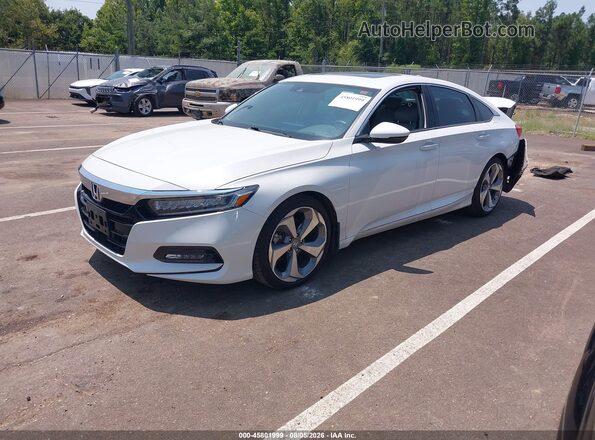 1HGCV2F97JA026804 2018 HONDA ACCORD White Vista tres cuartos delantera izquierda