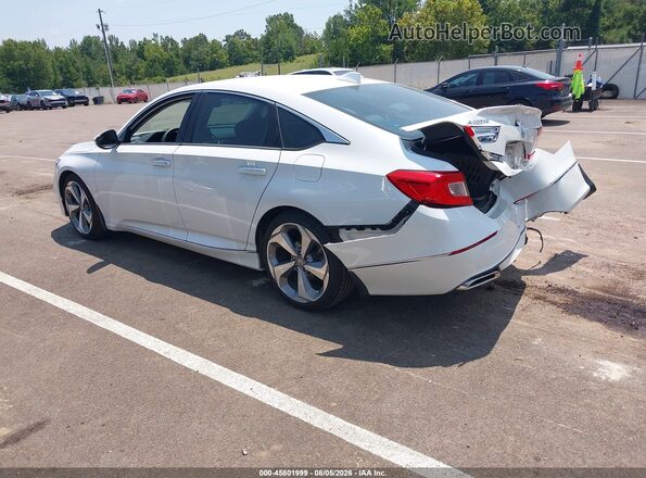 1HGCV2F97JA026804 2018 HONDA ACCORD White Trasero izquierdo