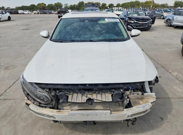 1HGCV2F97KA000494 2019 HONDA ACCORD White Вид спереду
