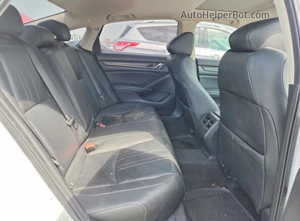 1HGCV2F97KA000494 2019 HONDA ACCORD White Вид задніх сидінь