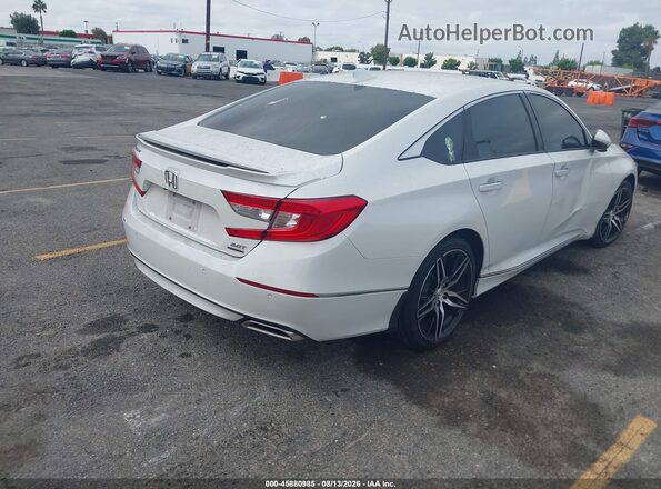 1HGCV2F97MA000031 2021 HONDA ACCORD White Trasero derecho