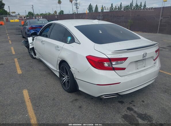 1HGCV2F97MA000031 2021 HONDA ACCORD White Trasero izquierdo