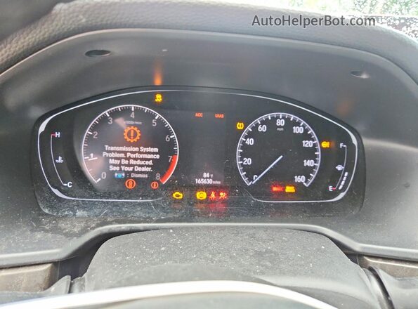 1HGCV2F98LA021131 2020 HONDA ACCORD Black ხელსაწყოთა პანელის ხედი