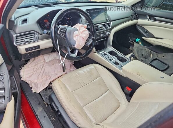 1HGCV2F98LA021131 2020 HONDA ACCORD Black წინა პანელის ხედი