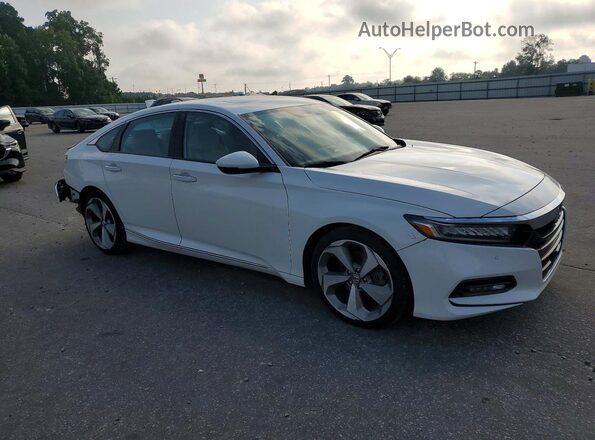 1HGCV2F99KA017636 2019 HONDA ACCORD White Передня права чверть