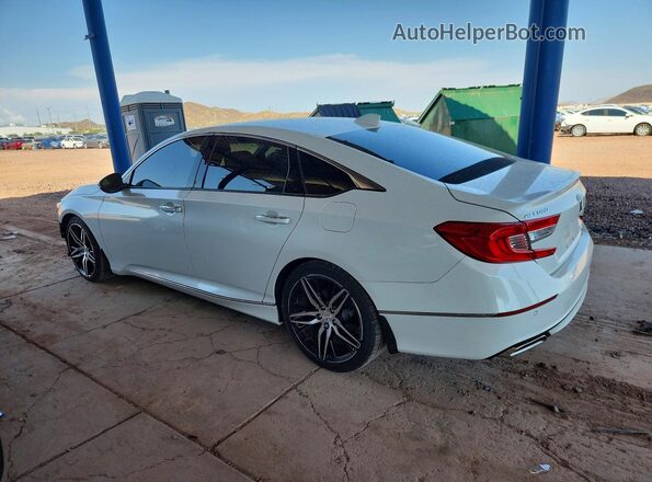 1HGCV2F99MA010933 2021 HONDA ACCORD White Trasero izquierdo