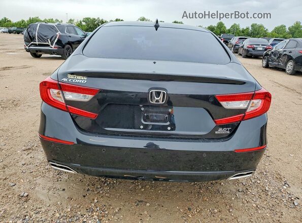 1HGCV2F99MA032401 2021 HONDA ACCORD Black Հետևի տեսք