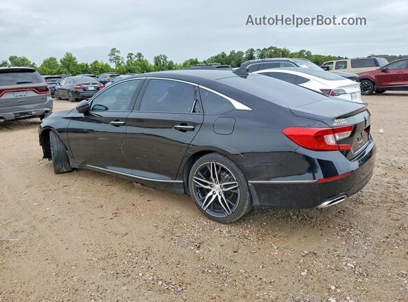 1HGCV2F99MA032401 2021 HONDA ACCORD Black Հետևի ձախ
