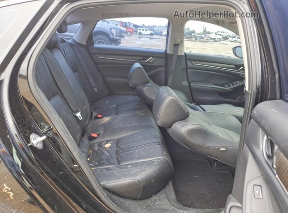 1HGCV2F99MA032401 2021 HONDA ACCORD Black Հետևի նստատեղերի տեսք