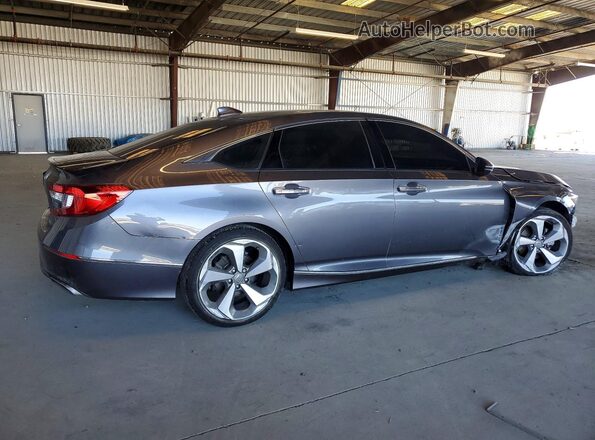 1HGCV2F9XJA019667 2018 HONDA ACCORD Gray Tył prawy