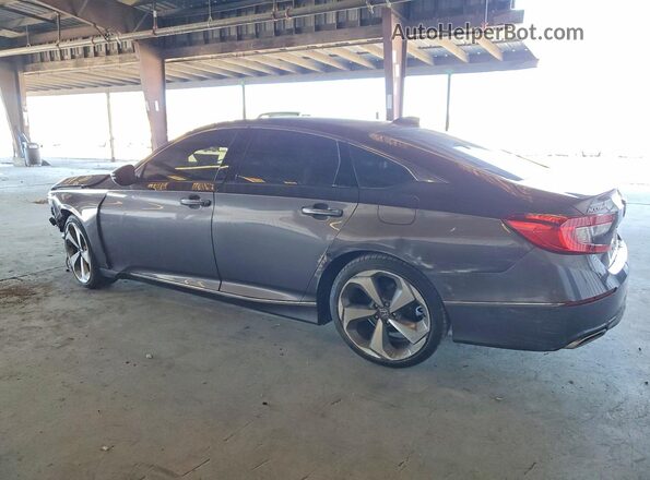 1HGCV2F9XJA019667 2018 HONDA ACCORD Gray Tył lewy