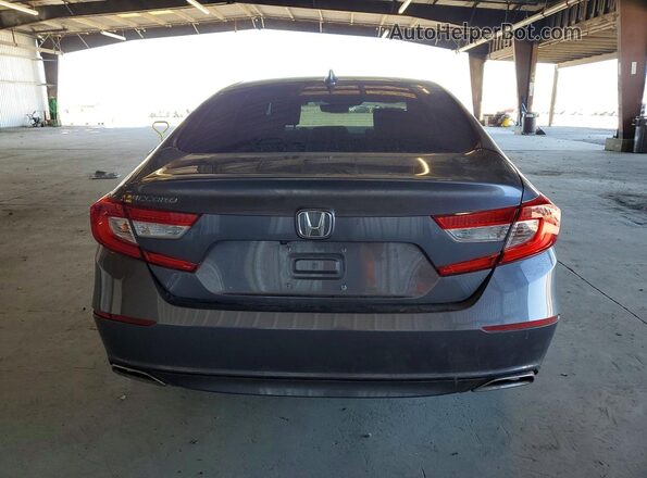 1HGCV2F9XJA019667 2018 HONDA ACCORD Gray Widok z tyłu