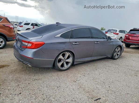 1HGCV2F9XJA036887 2018 HONDA ACCORD Charcoal Rear right