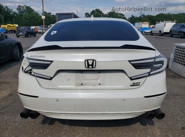 1HGCV2F9XMA012044 2021 HONDA ACCORD White Widok z tyłu