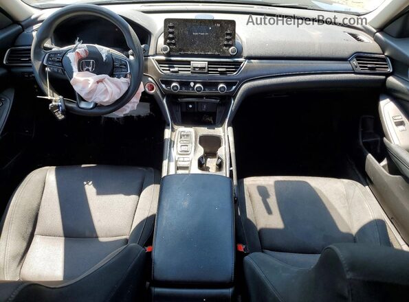 1HGCV3F10JA001694 2018 HONDA ACCORD Black Вид панелі приладів