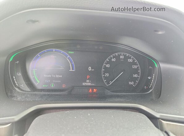 1HGCV3F10MA017494 2021 HONDA ACCORD White Vista del cuadro de instrumentos