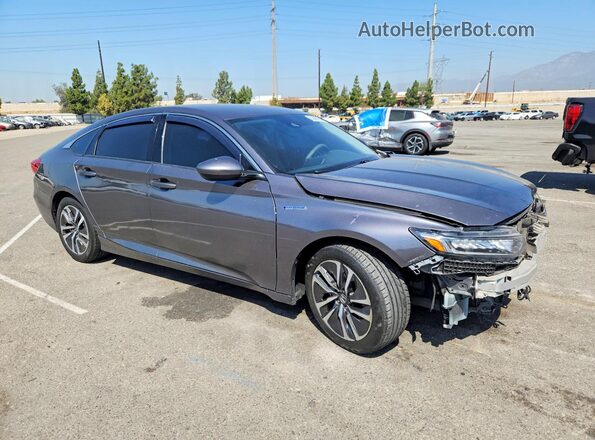 1HGCV3F11MA002969 2021 HONDA ACCORD Gray წინა მარჯვენა