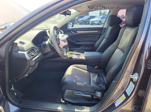 1HGCV3F11MA002969 2021 HONDA ACCORD Gray წინა სალონის ხედი