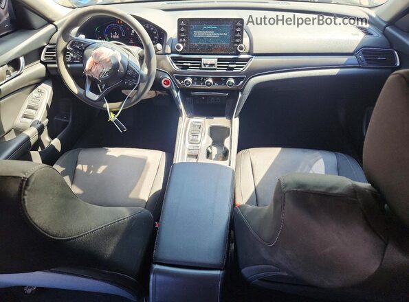 1HGCV3F11MA002969 2021 HONDA ACCORD Gray წინა პანელის ხედი