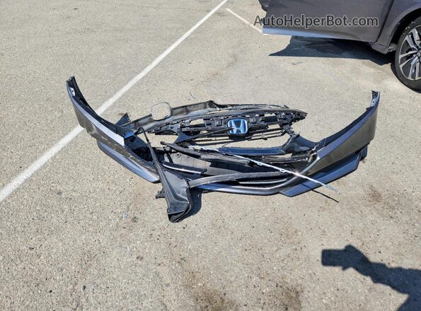 1HGCV3F11MA002969 2021 HONDA ACCORD Gray ძრავის განყოფილების ხედი